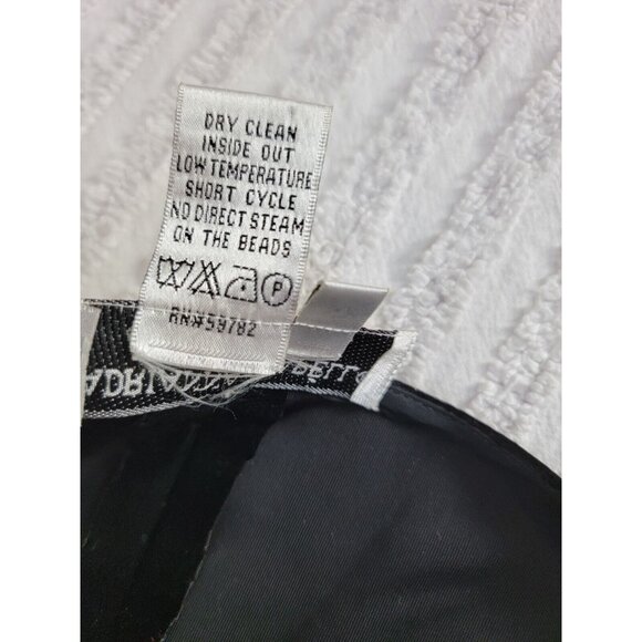 Adrianna Papell Evening Essentials Womens Black Velvet Sequin Top Blouse Size 2X - Picture 4 of 7